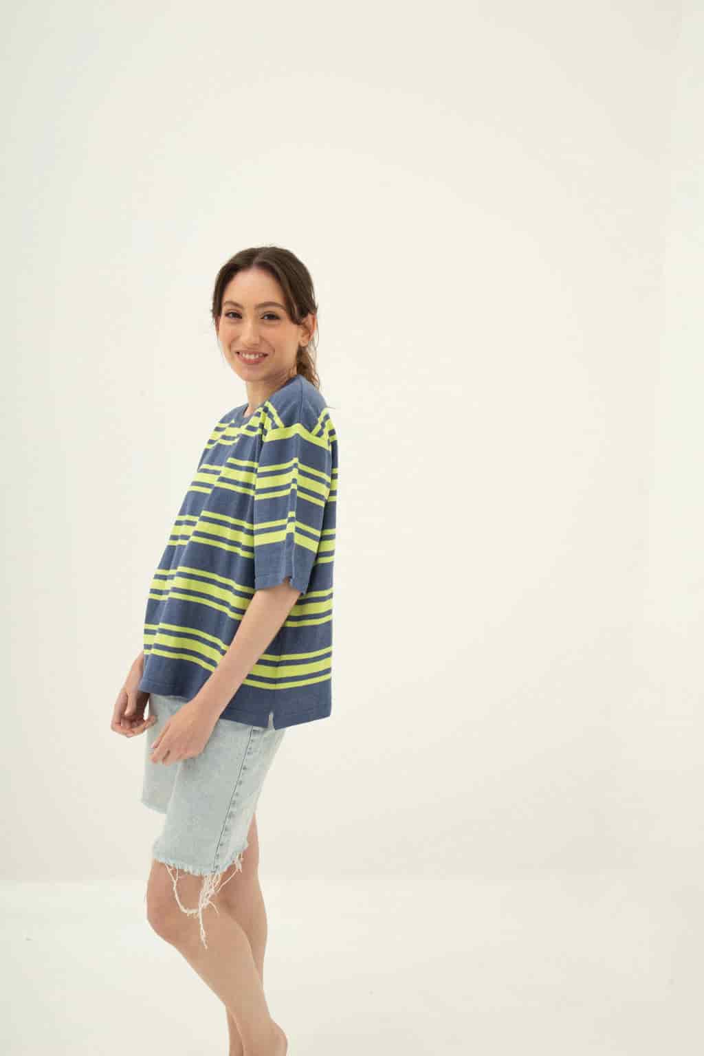 T-shirt Tejida Rayas Biche - miniatura 9