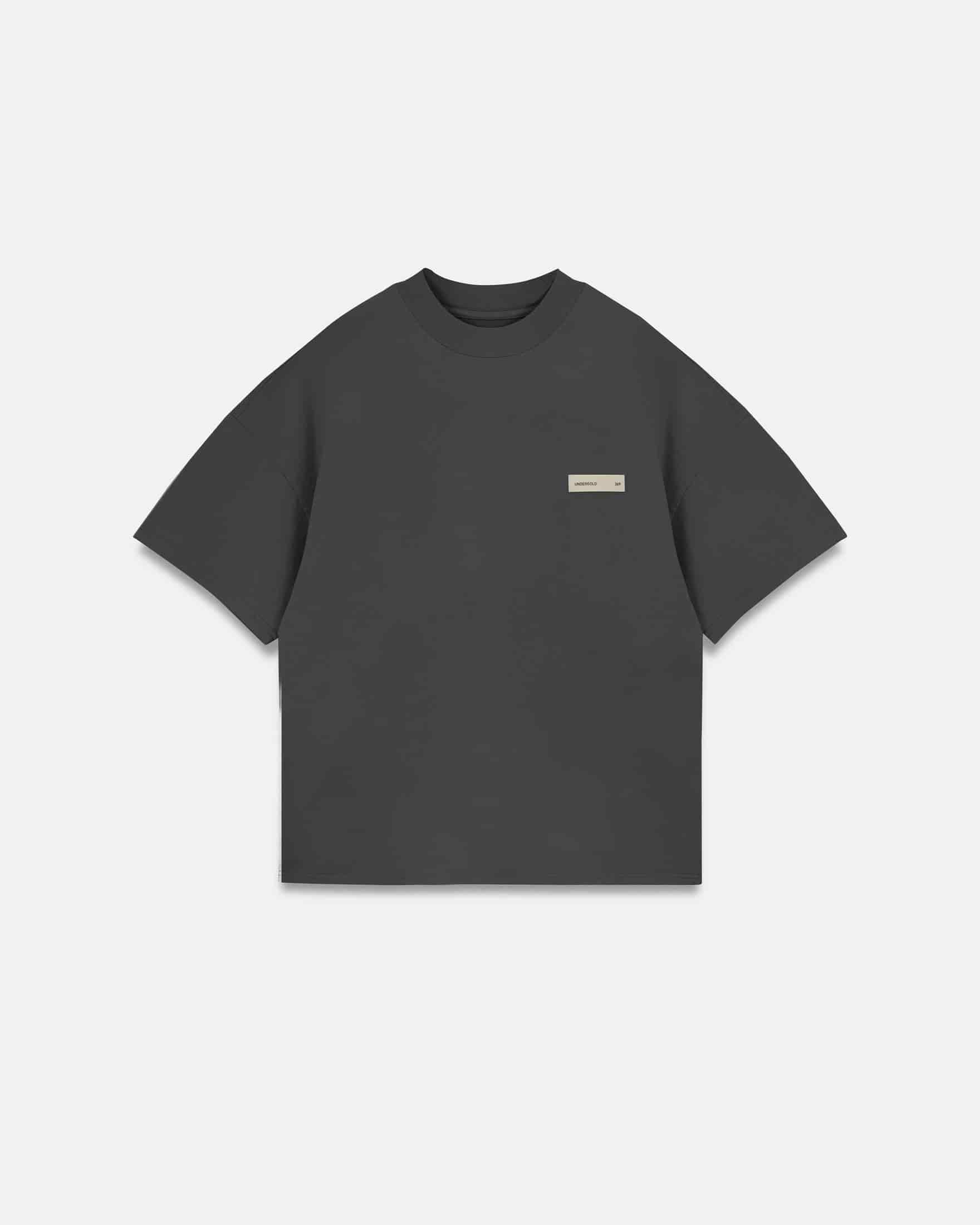 Line Basic Label Boxy Fit Tshirt Vintage Gray - miniatura 1