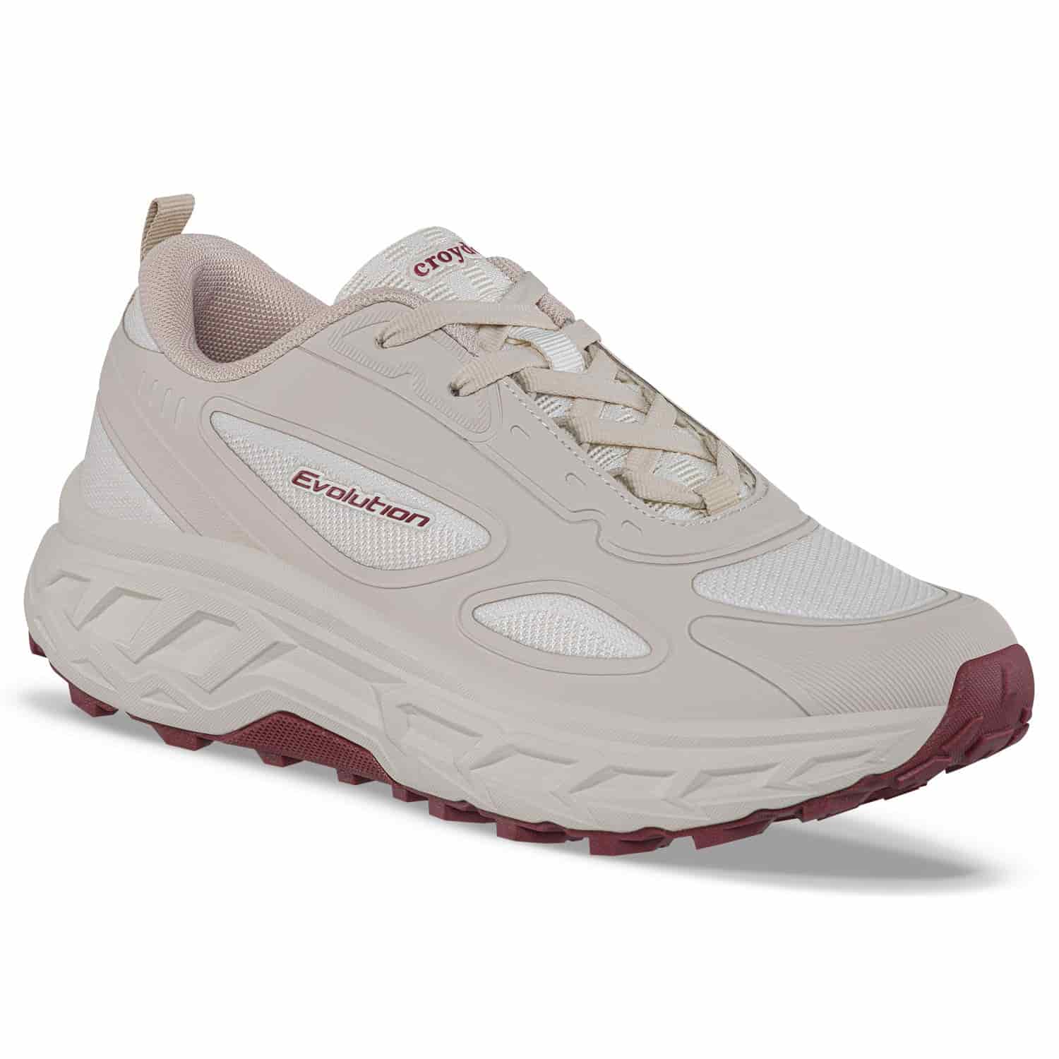 Tenis Trail Running Kimeq Beige Croydon para Mujer - miniatura 1