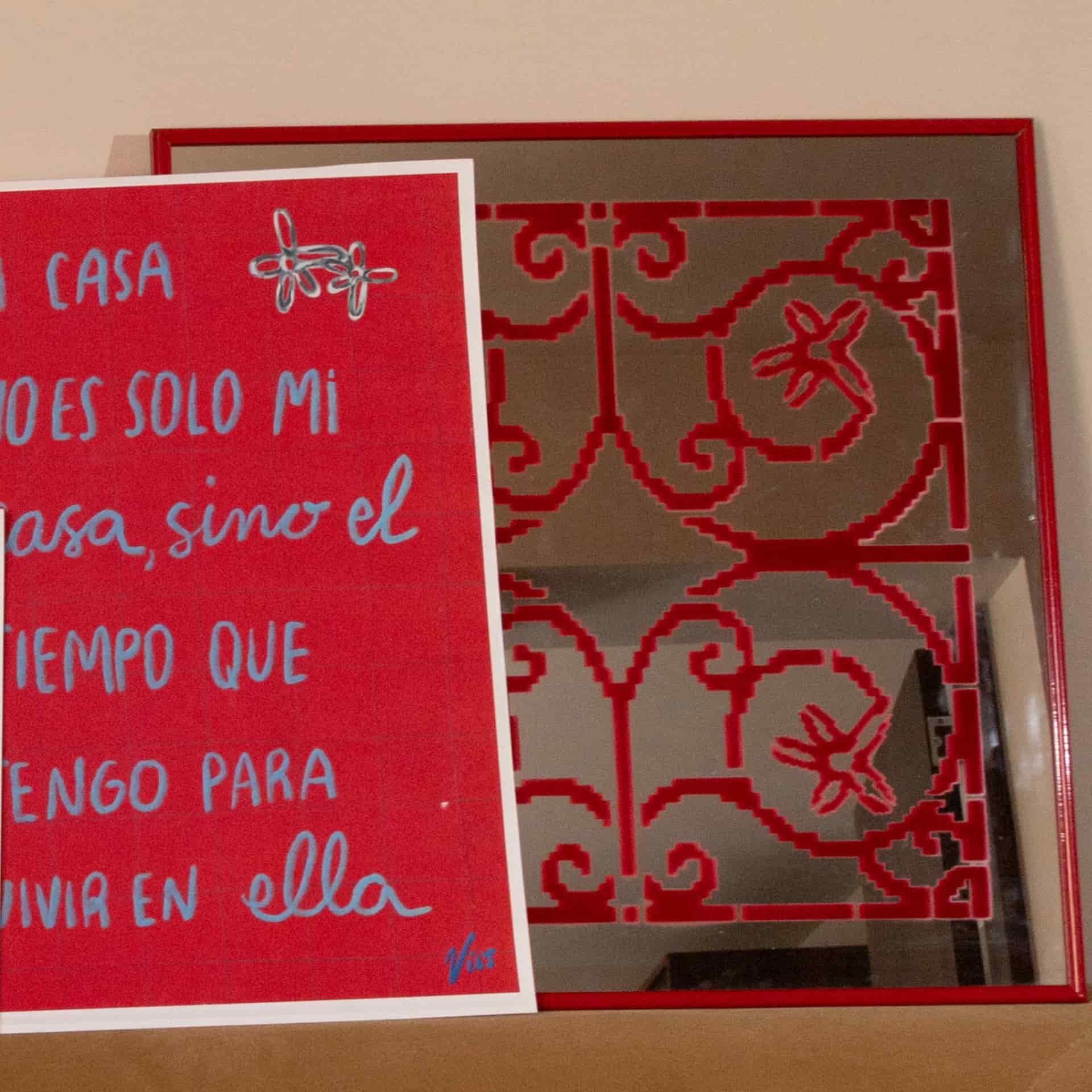 Entre líneas y luz I (espejo) - PUKY - miniatura 2