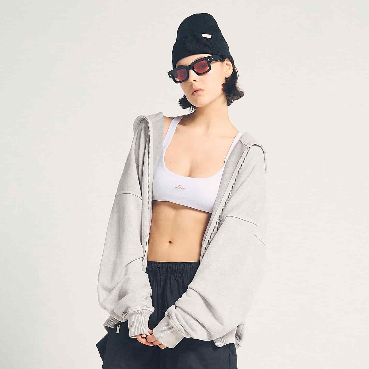 Classic Zipper Hoodie - Washed Gray - miniatura 4