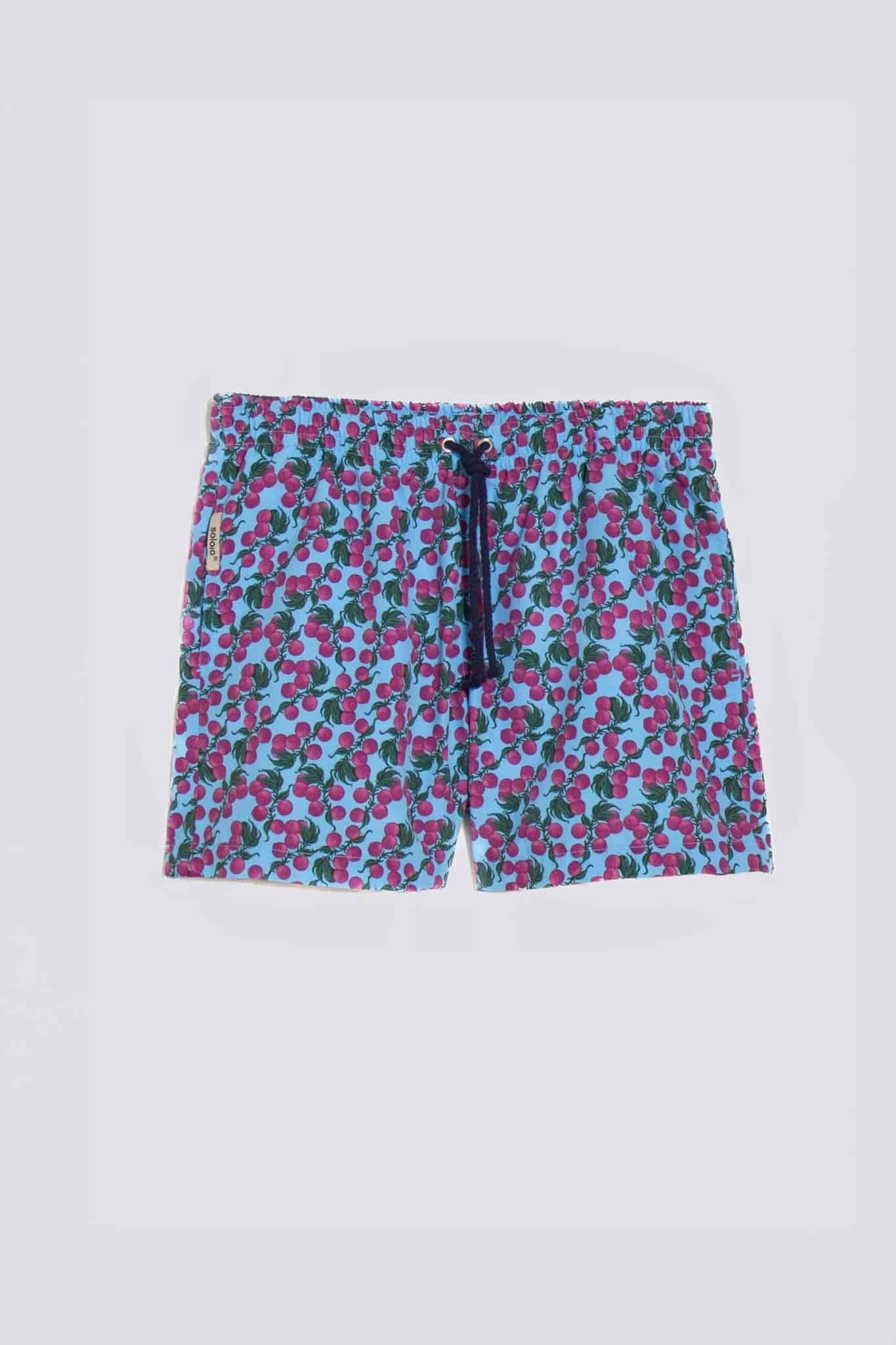 Men's grosevallas swim trunk fuxia - miniatura 1