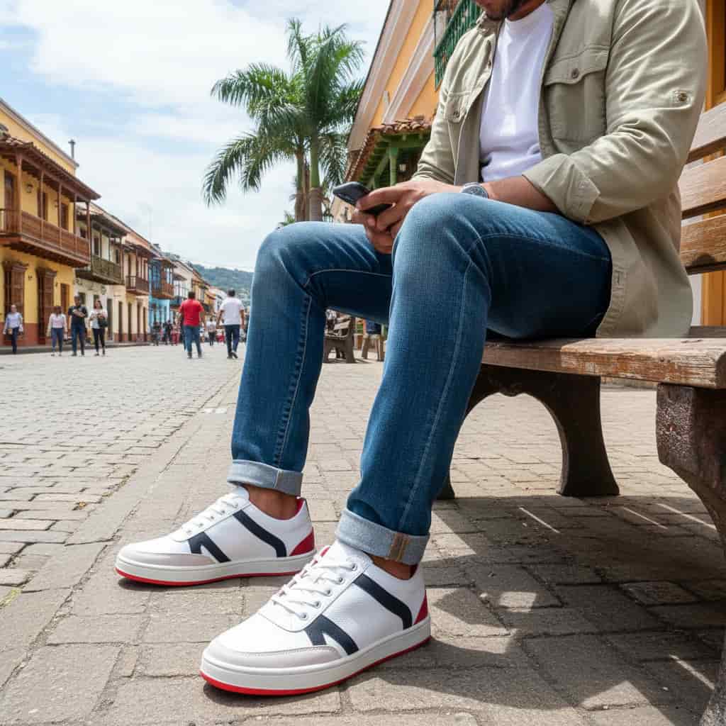 Clásicos Blanco, Rojo, Azul y Gris – Tenis ÁGUILA - miniatura 6