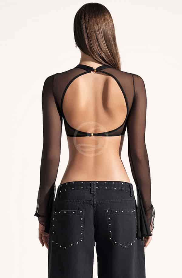 Bustier Levi Negro Santísimas Ref. S-607 - miniatura 2
