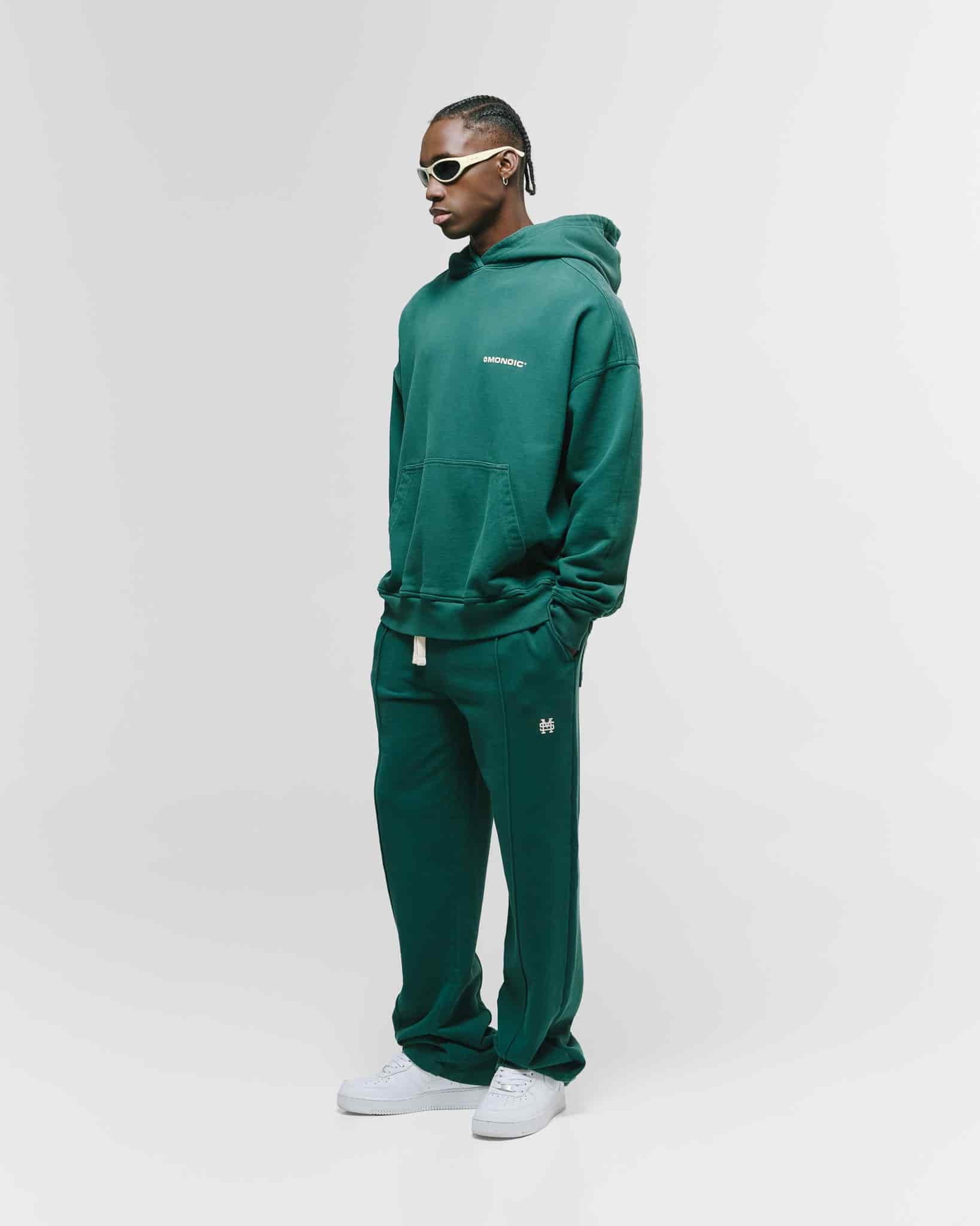 Hoodie Oversized Básico V4 - Forest Green - miniatura 3