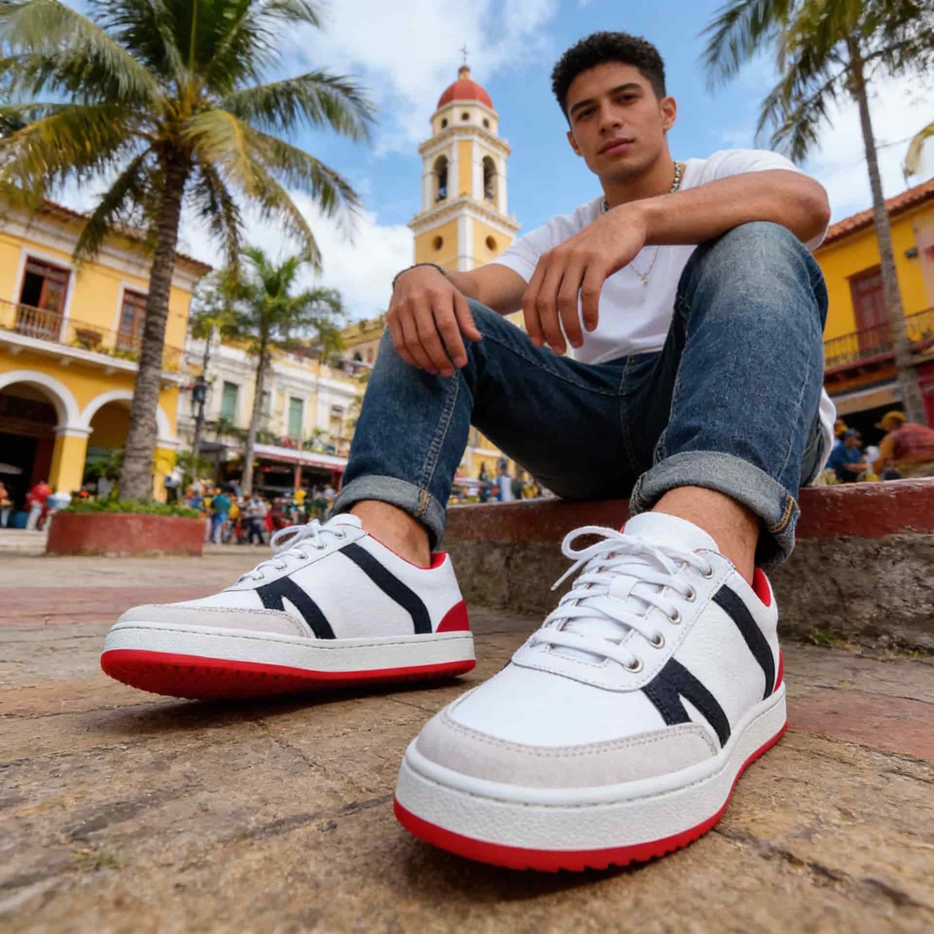 Clásicos Blanco, Rojo, Azul y Gris – Tenis ÁGUILA - miniatura 3