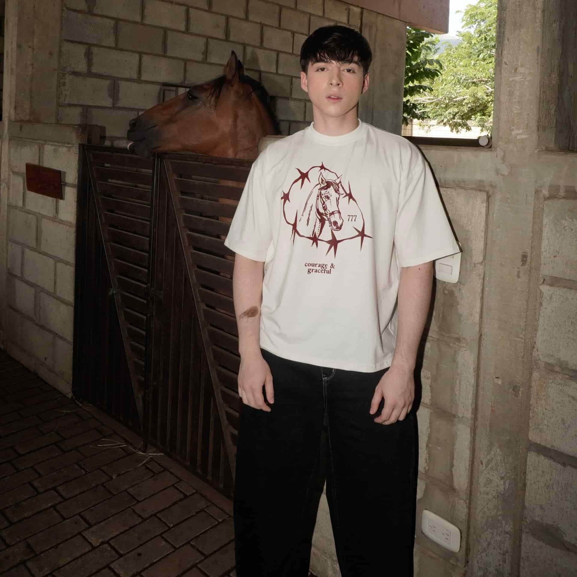 Bone T-Shirt Boxy Horse - miniatura 3