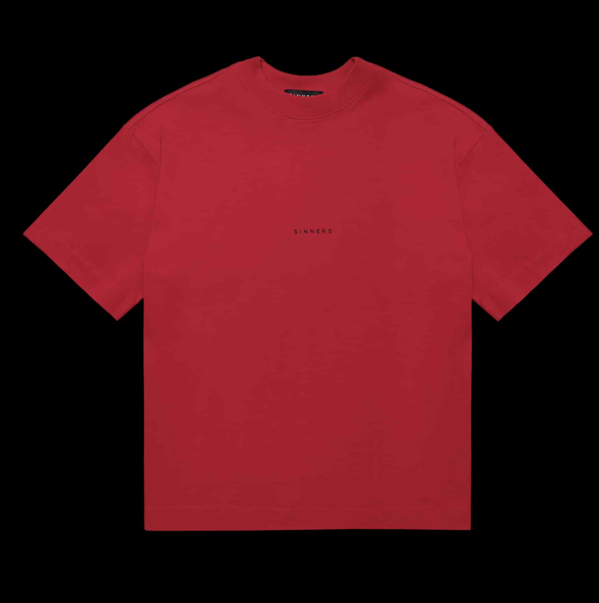 CENTER LOGO RED T-SHIRT - miniatura 1