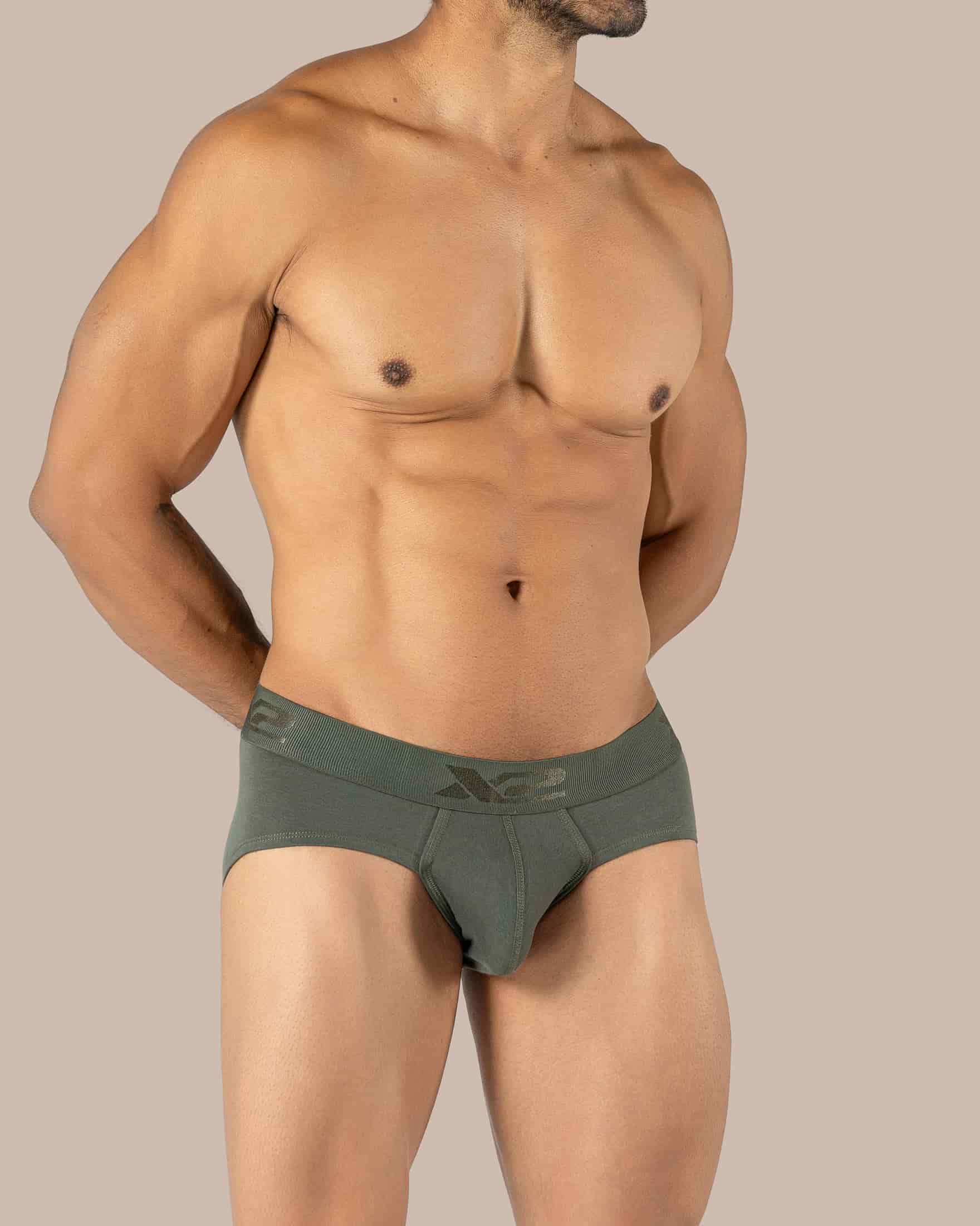 Brief Torino Algodon Verde X2 - miniatura 1