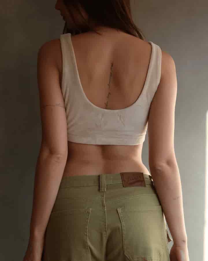 TOP TERCIOPELO AURA NUDE - miniatura 8