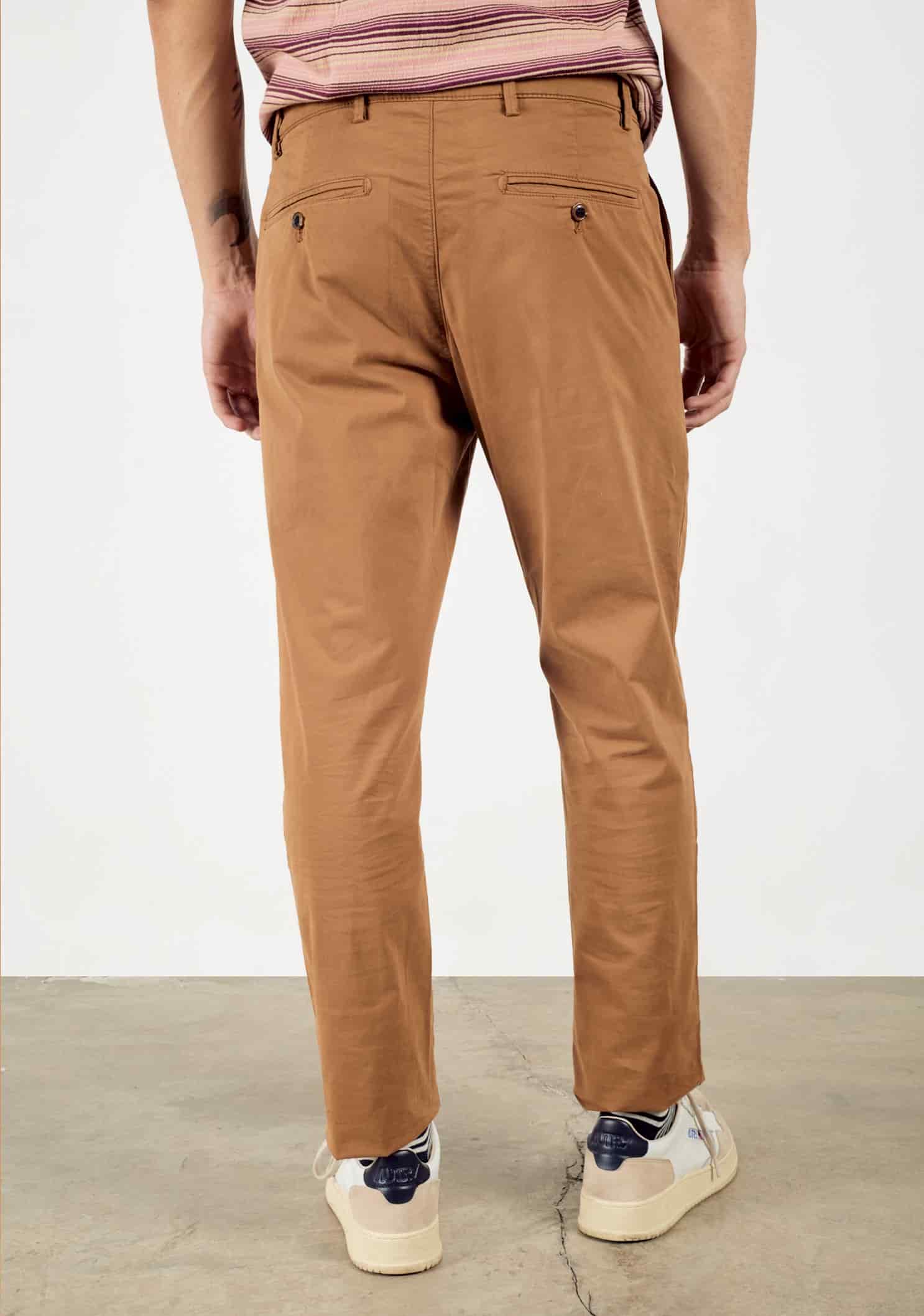 Pantalón H Chino Unicolor Ocre - miniatura 3