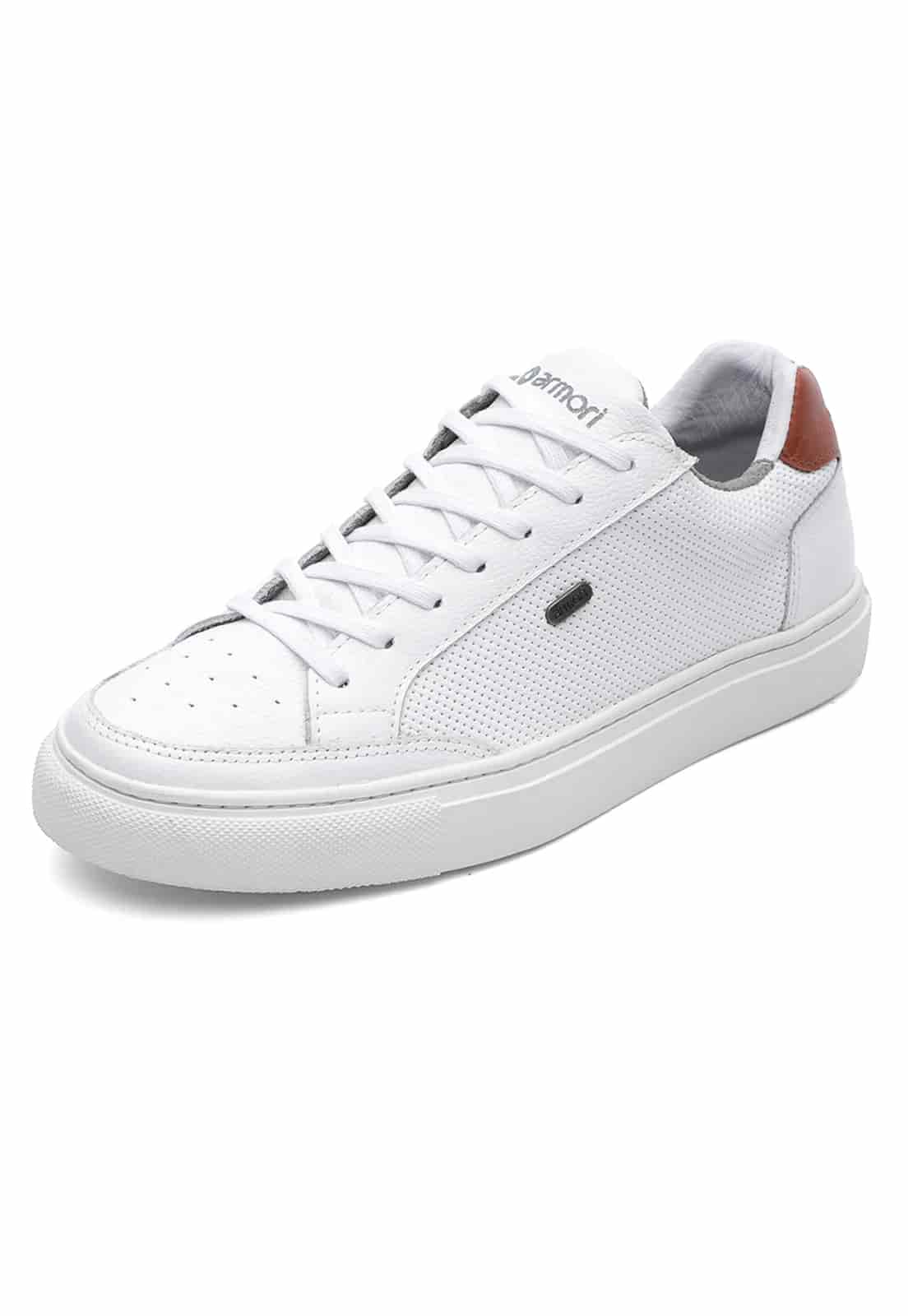 Tenis de cuero para hombre color blanco| Armori x Los Caballeros - miniatura 5