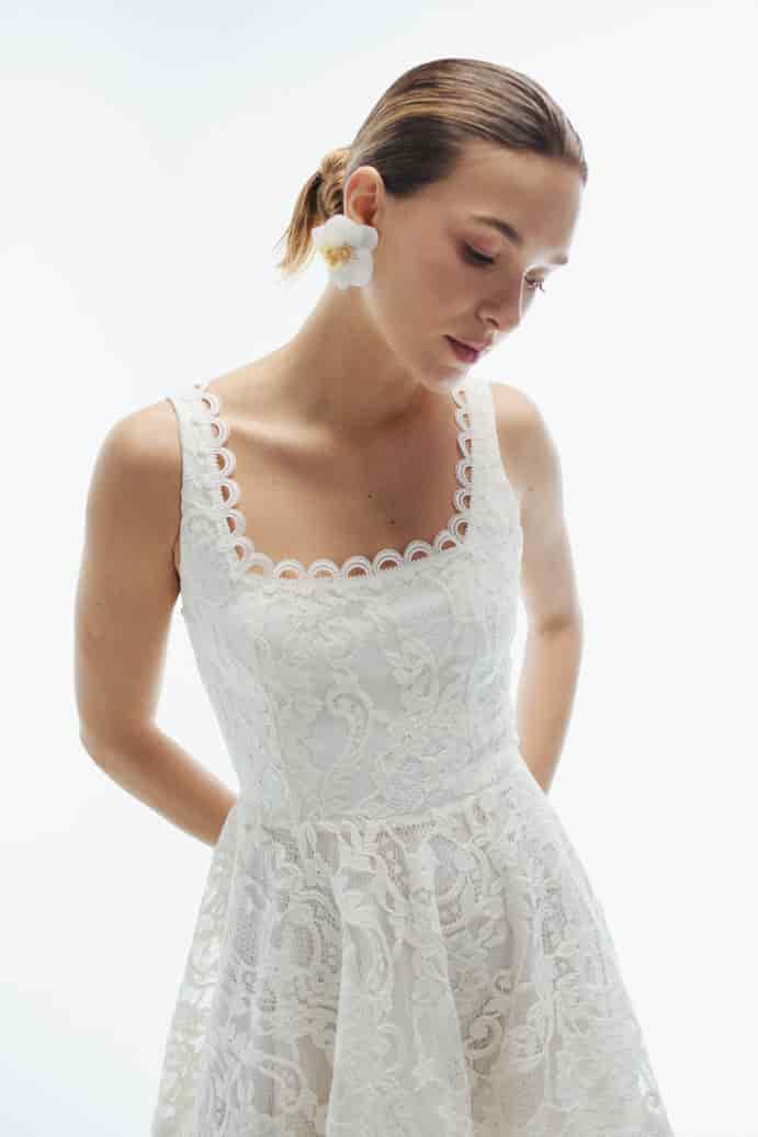 HAVANA MINI DRESS WHITE - miniatura 7