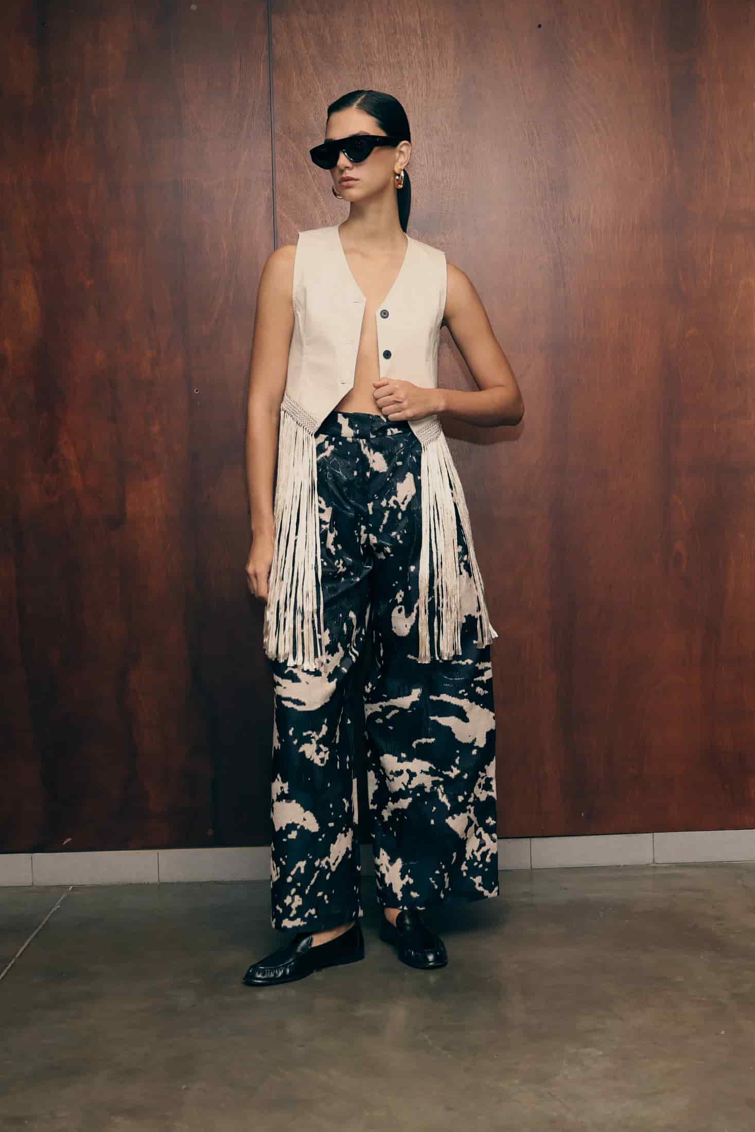 PANTALÓN NOA JACQUARD - miniatura 1
