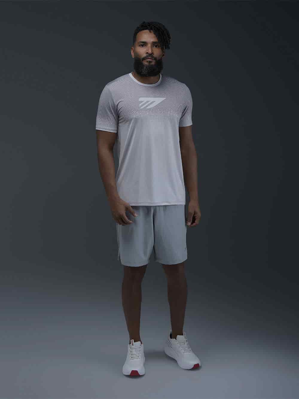 Pantaloneta Deportiva Gris - miniatura 4