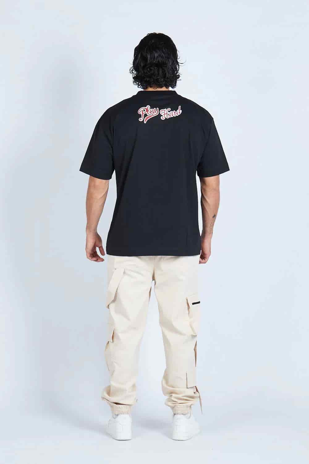 Camiseta oversize PLAY HARD NEGRO | DROP 03 | - miniatura 3