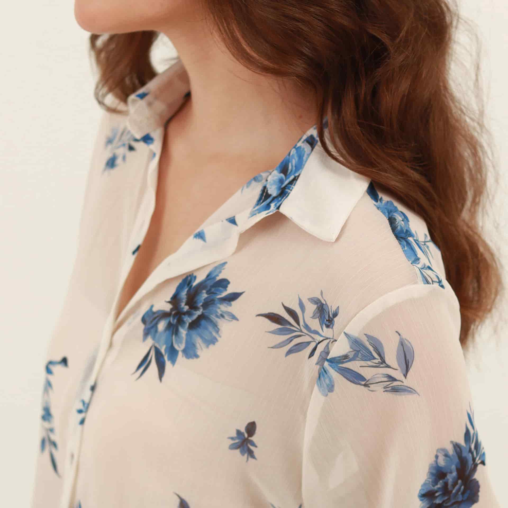 Camisa estampada manga larga - miniatura 3