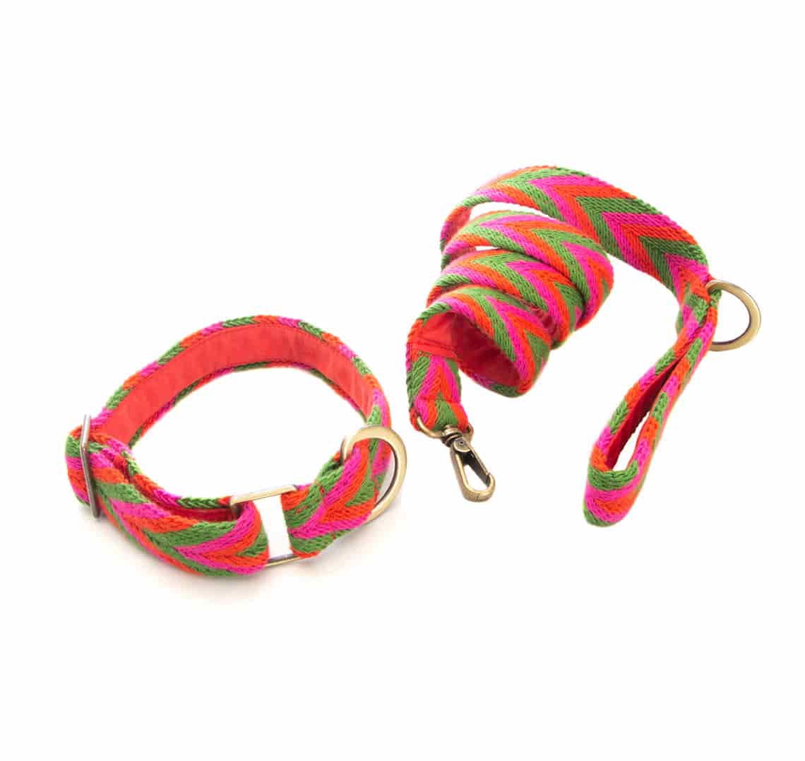 Rojo Set - Collar & Leash - miniatura 2