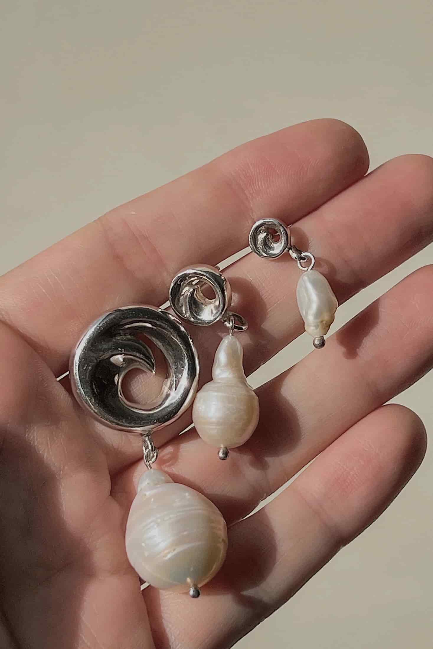 MAXI SWIRL EARRINGS - miniatura 2