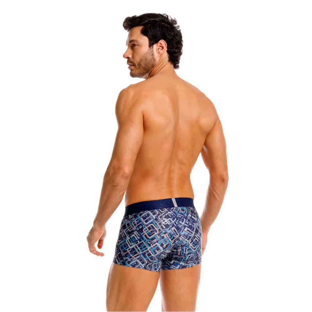 BOXER CORTO MARCO AZUL - miniatura 6