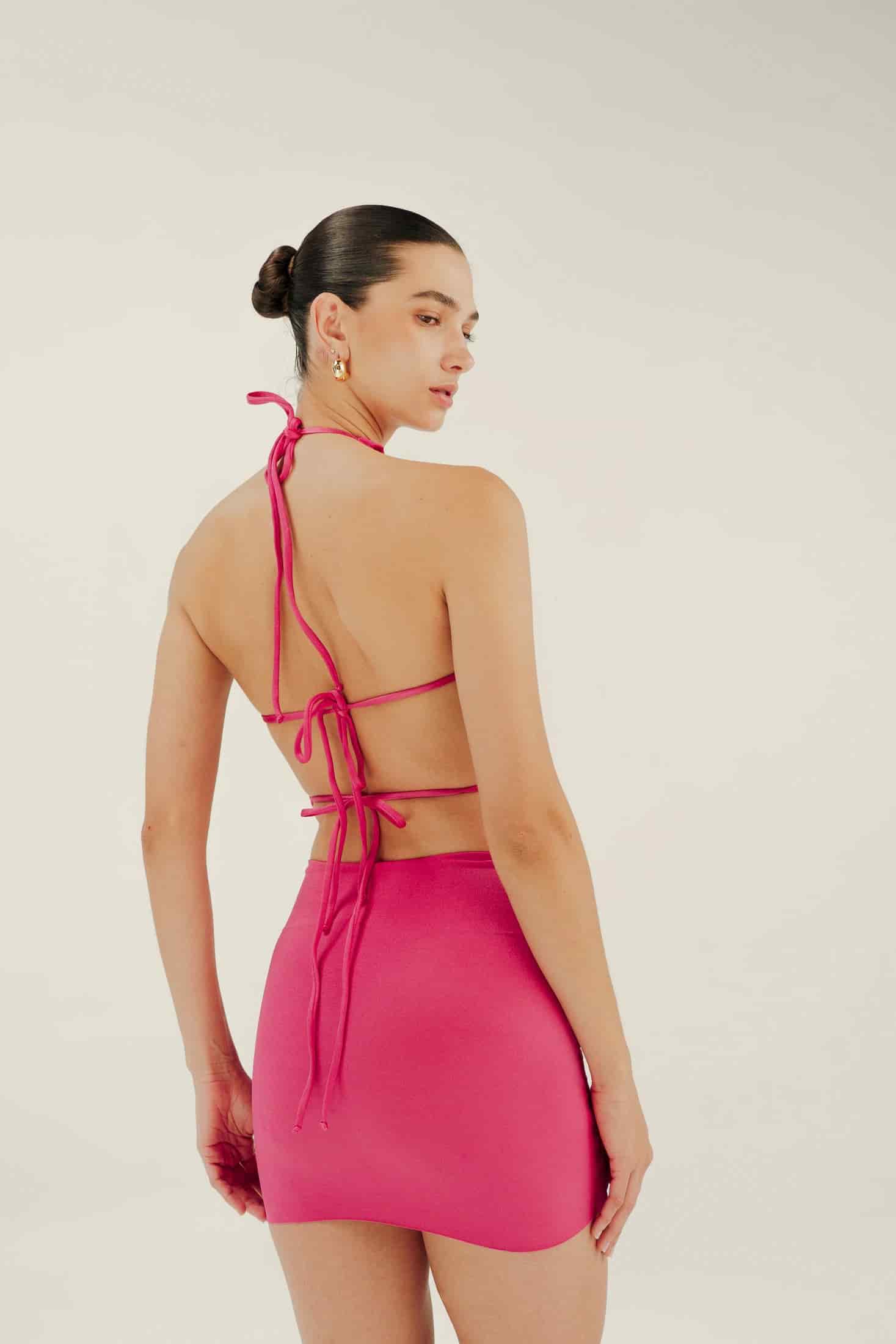MINI FALDA ANEMONA - PARADISE PINK - miniatura 2