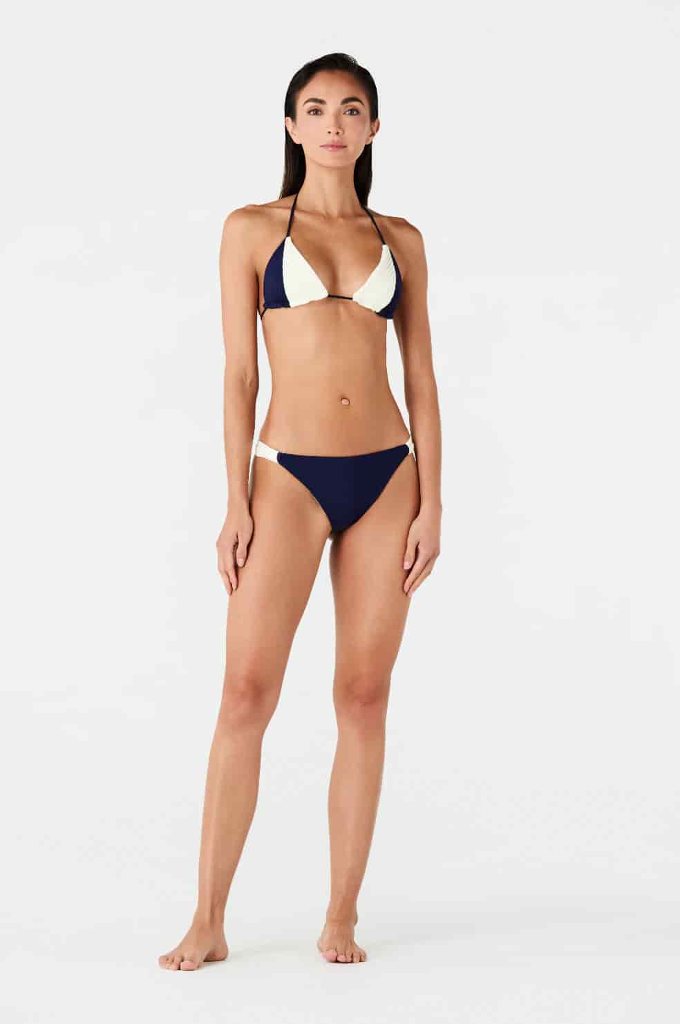 Jose Top / Navy - Ivory - miniatura 2