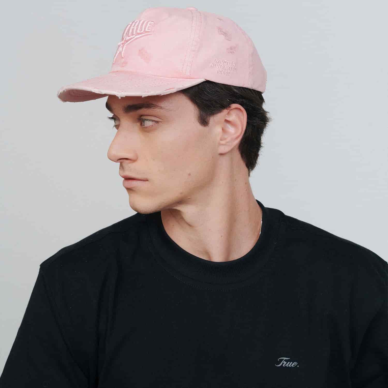Star Washed Golfer Cap - Pink - miniatura 2