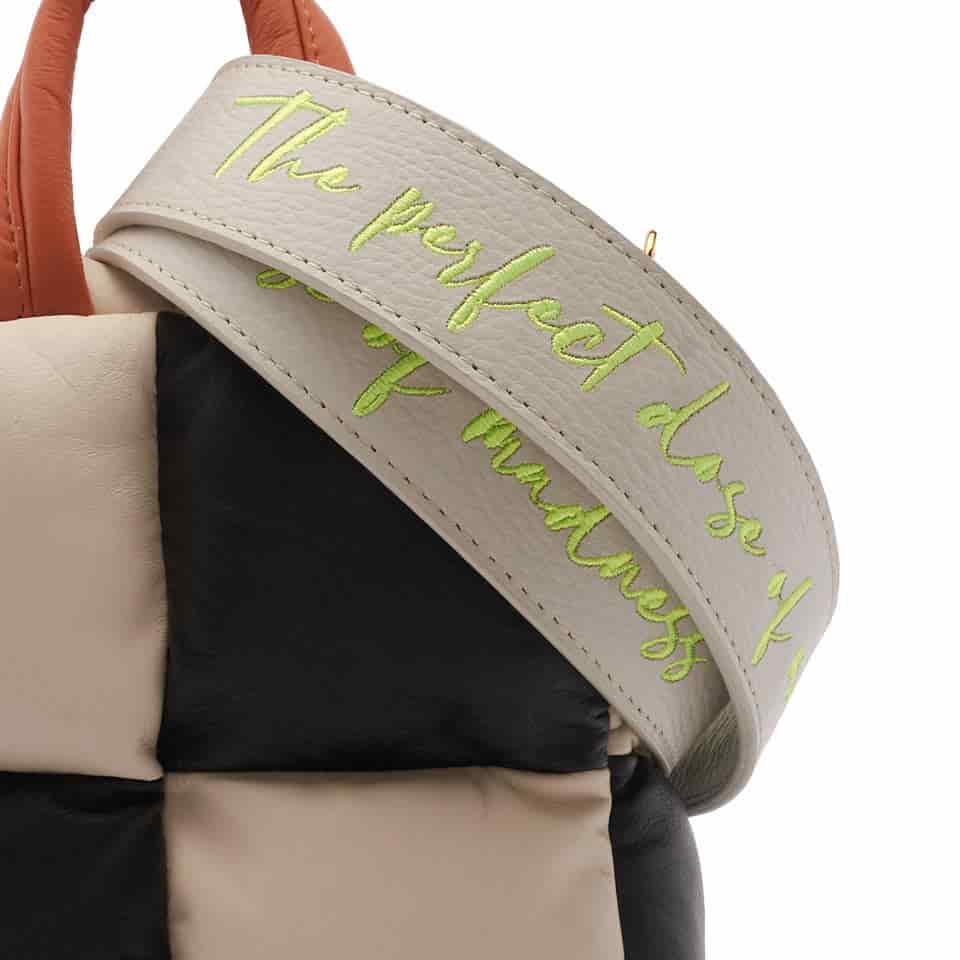 CANDELARIA bag BLACK x beige - miniatura 4