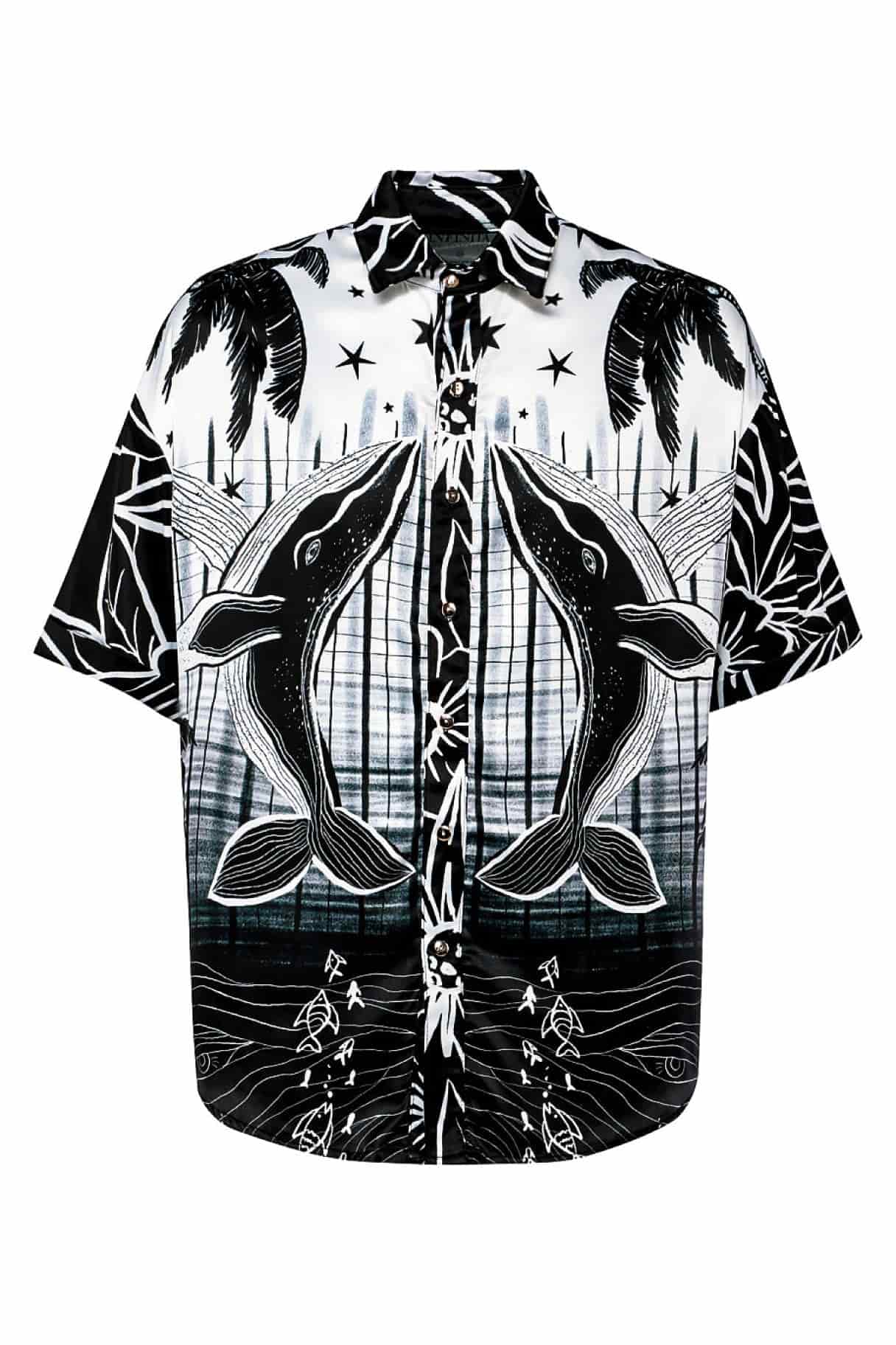 Camisa Manga corta Unisex / Ilustración Mar y Manglar - miniatura 1