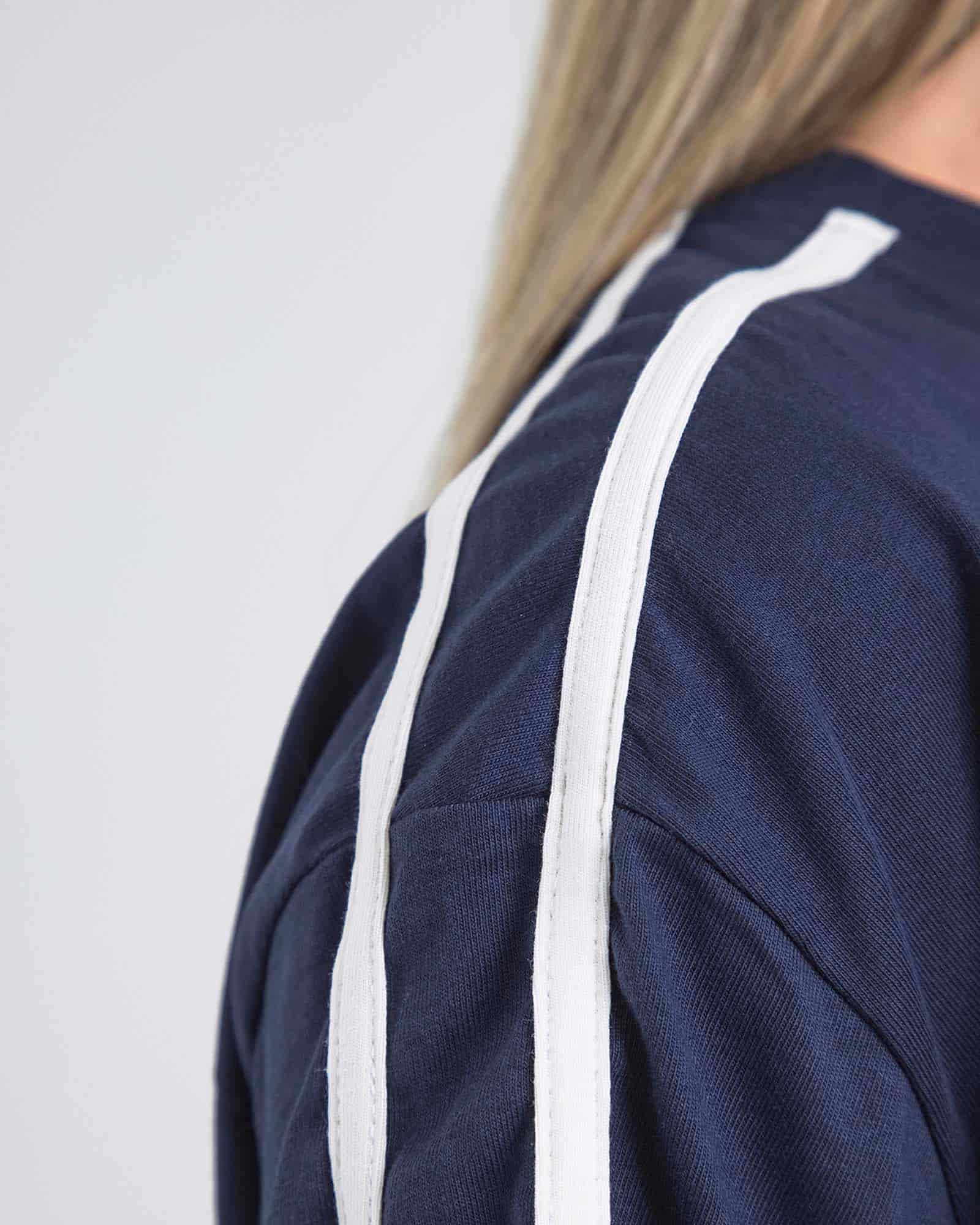 Camiseta oversize chillin azul navy lumen FIBER - miniatura 8