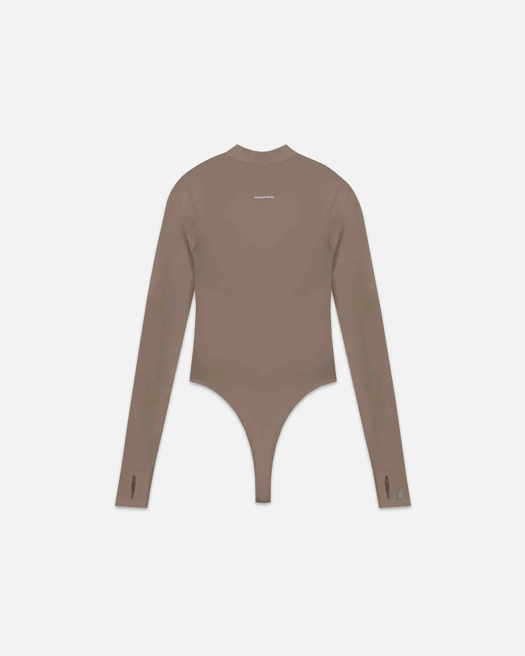 Body Line Undergold Studio Turtleneck Bodysuit Brown - miniatura 1