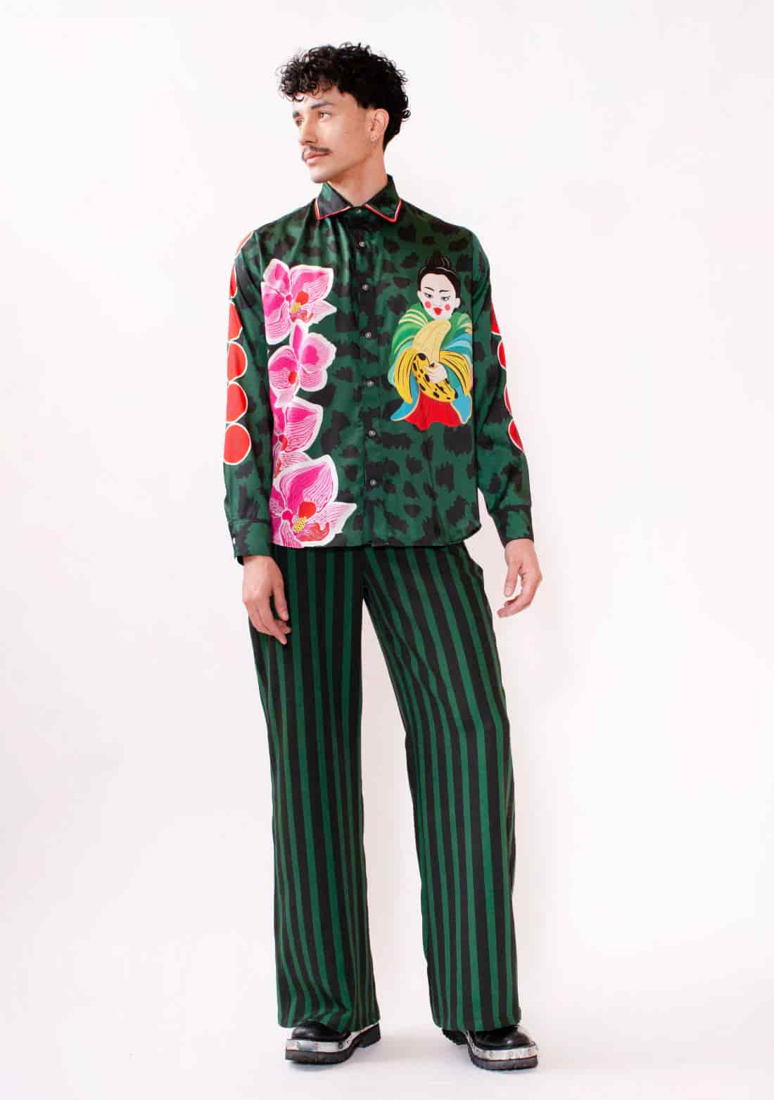 Pantalón Unisex / Ilustración Dinastía Tropical - miniatura 2
