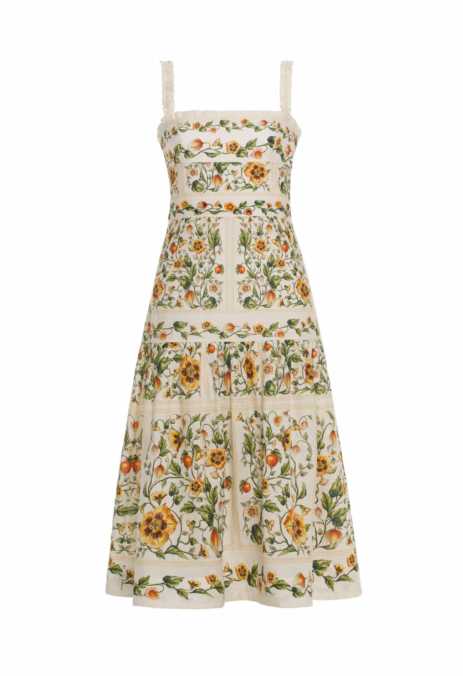 Níspero Uchuva Midi Dress - miniatura 6