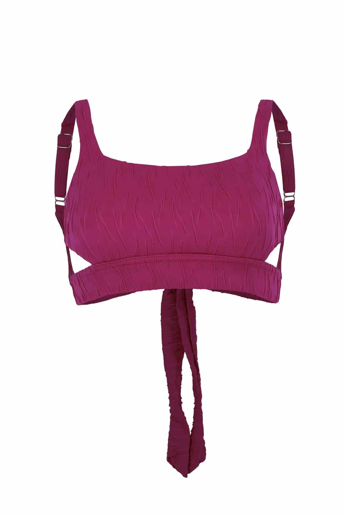 TOP DE BIKINI TAYLOR CERISE - miniatura 4