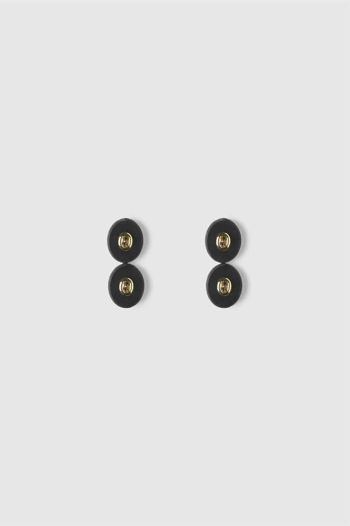 LIQUORICE - M EARRINGS + PENDANT - miniatura 1