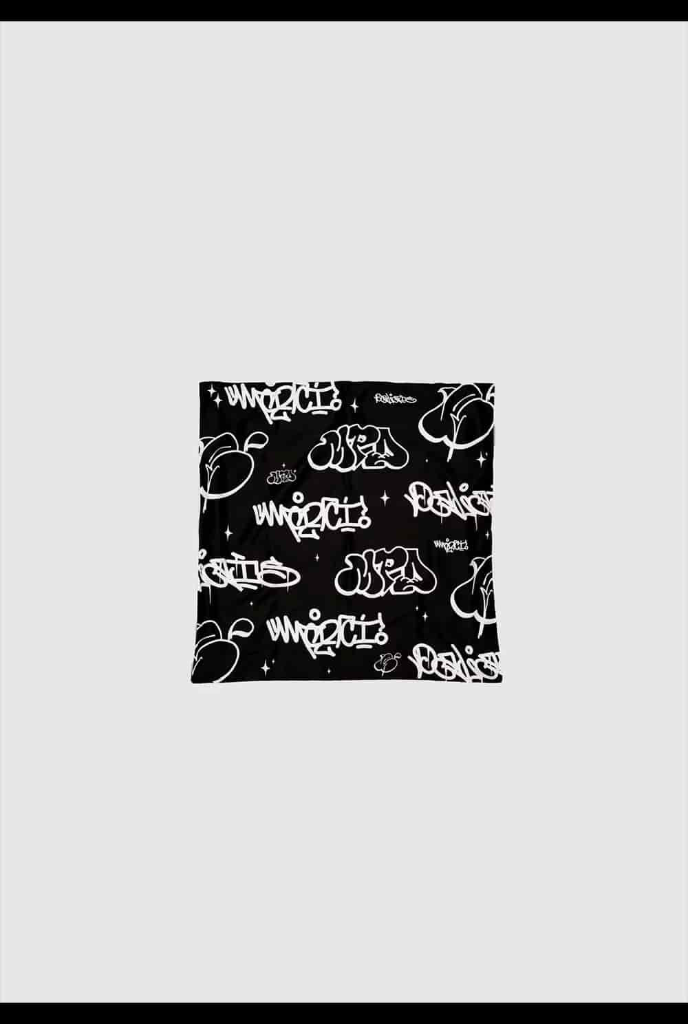 Pañoleta Graffiti Negra - miniatura 1