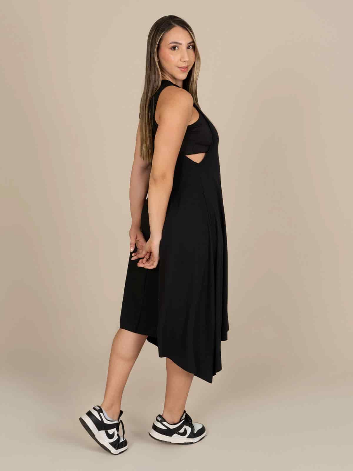 Vestido danila melon negro - miniatura 7