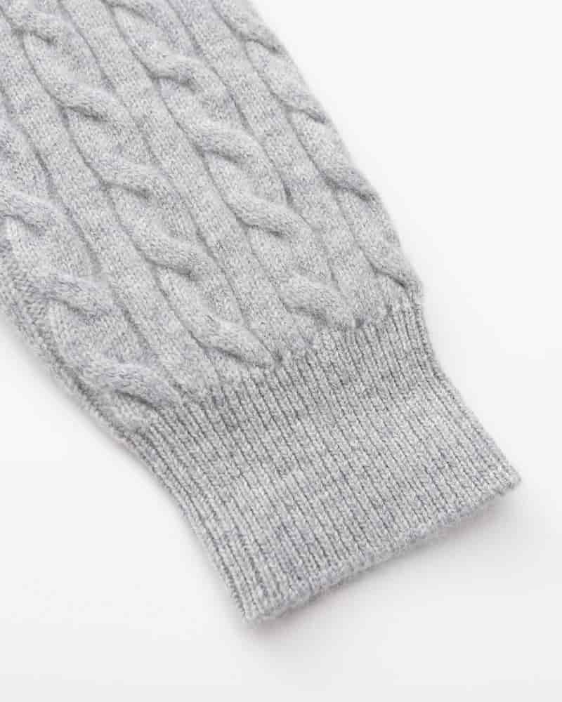 100% Cashmere Woven Half Zip - miniatura 15