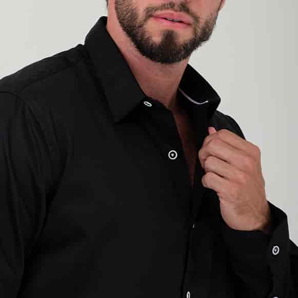 CAMISA ML 100% ALGODON HOMBRE - miniatura 8