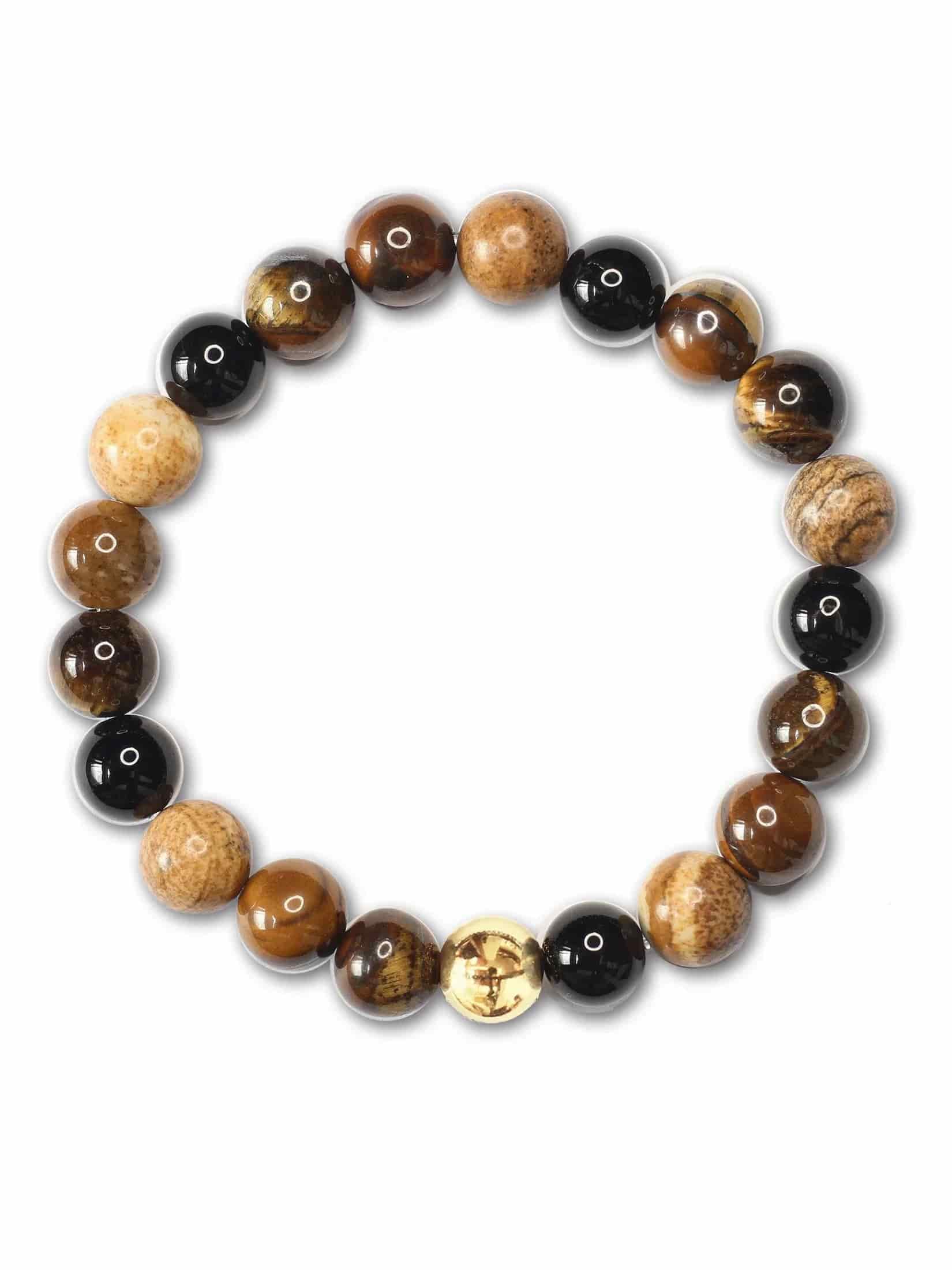 Brazalete Tigre Onyx 8mm - miniatura 2
