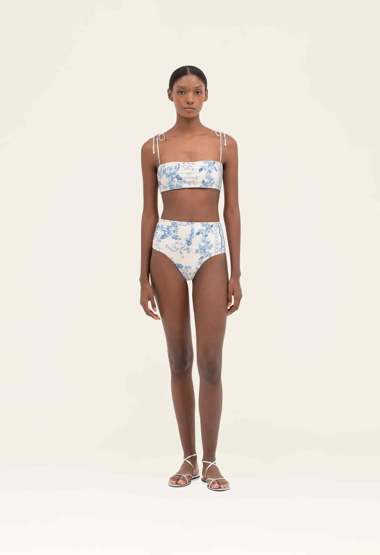 Magenta Bougainvillea Bikini Bottom - miniatura 2
