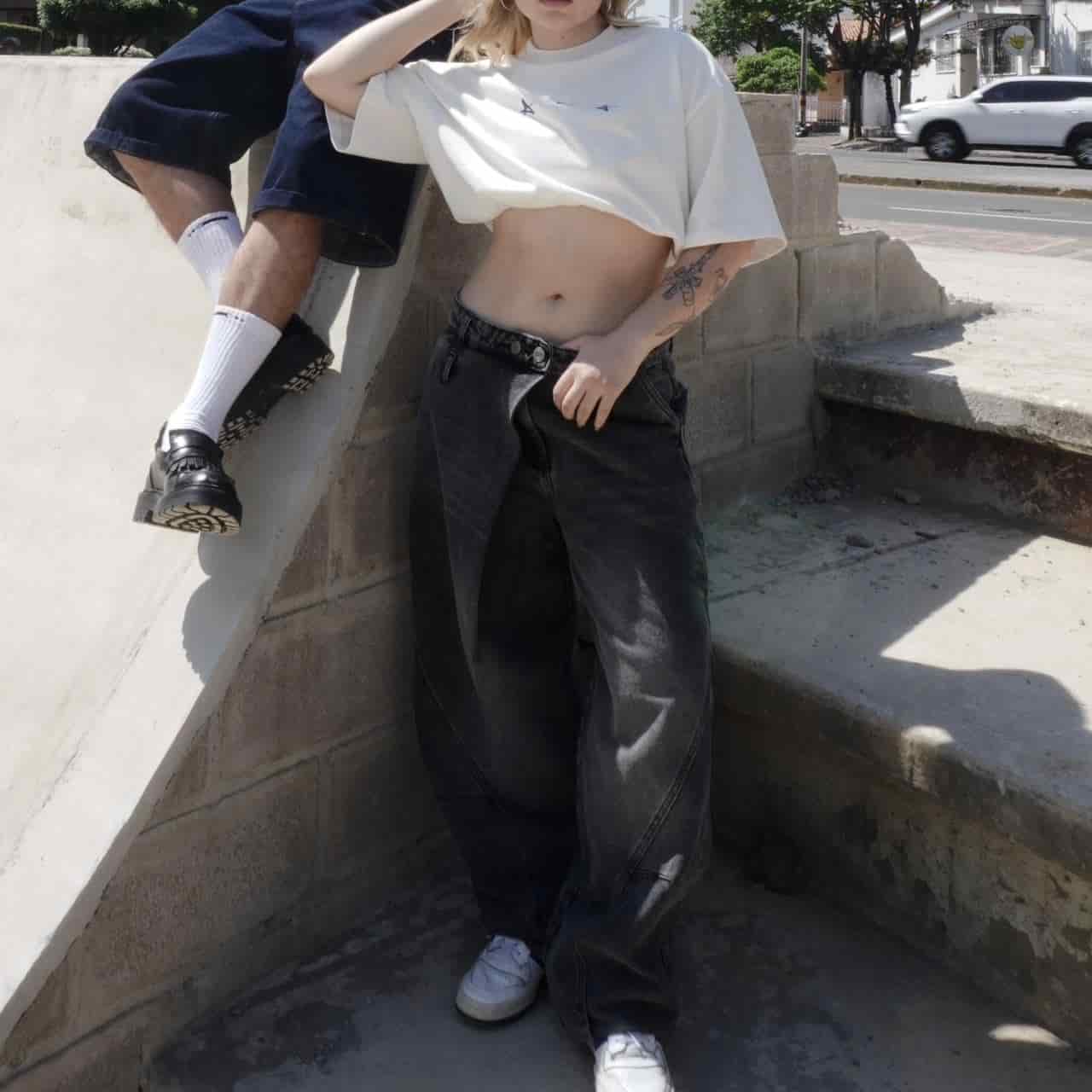 Jean Fold Baggy Unisex - miniatura 4