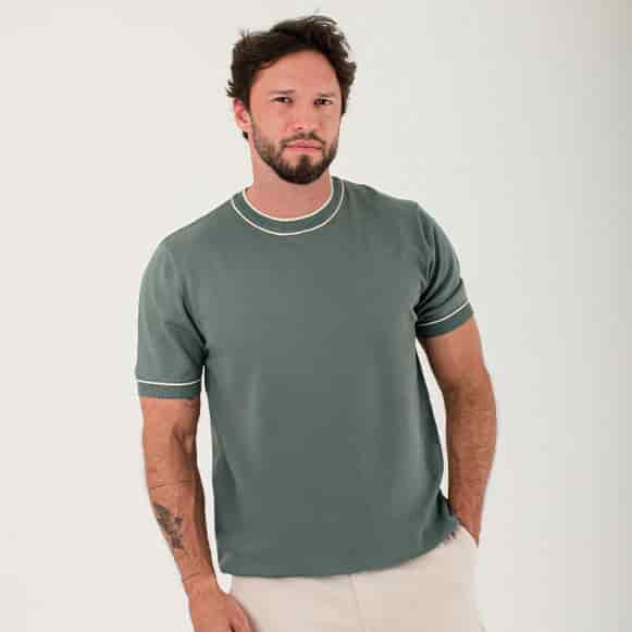 T-SHIRT MODA TEJIDO HOMBRE - miniatura 12