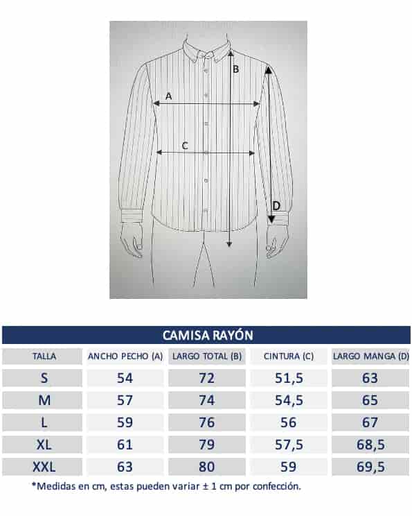 Camisa Navy en rayón - miniatura 6