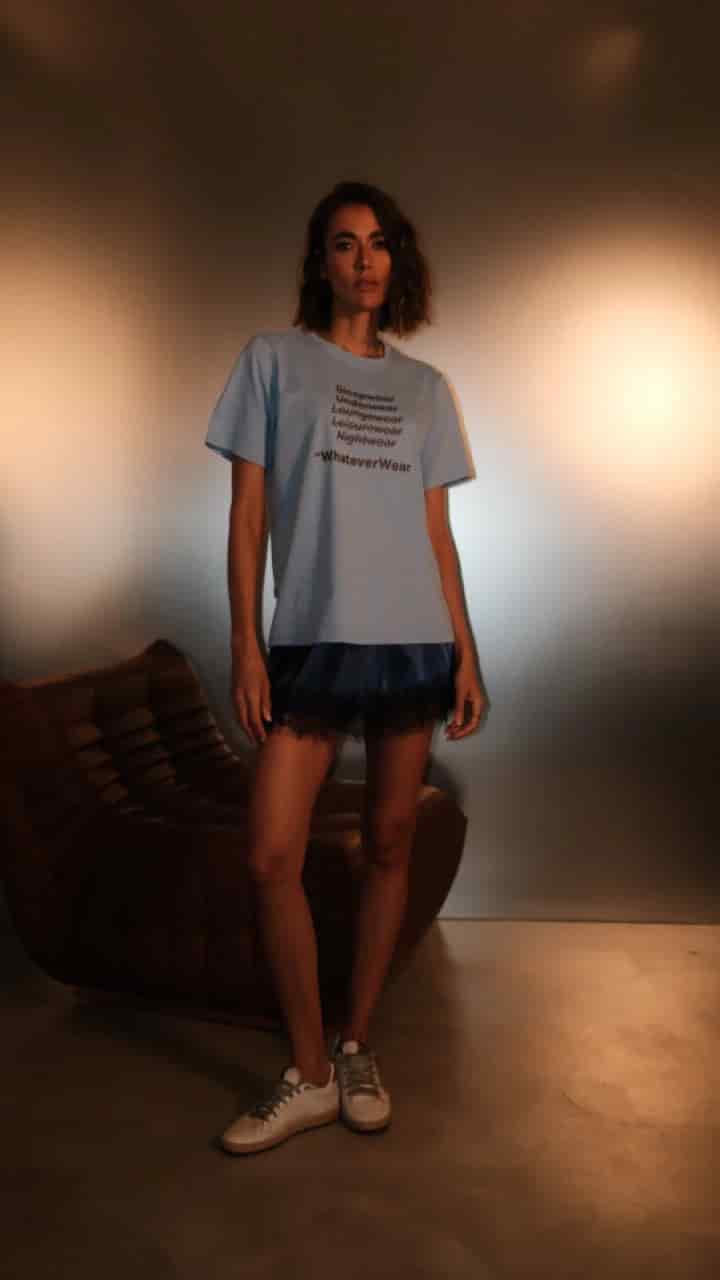 Falda Copenhagen Azul Royale - miniatura 4