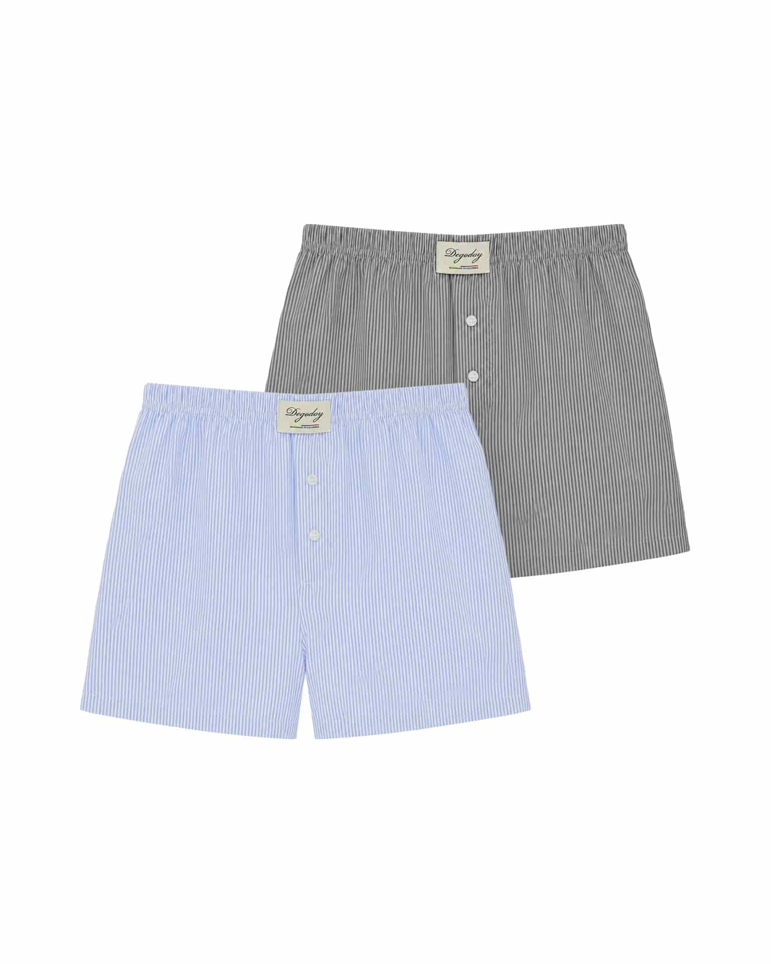 Pack Poolside Boxer X2 Azul / Gris - miniatura 1