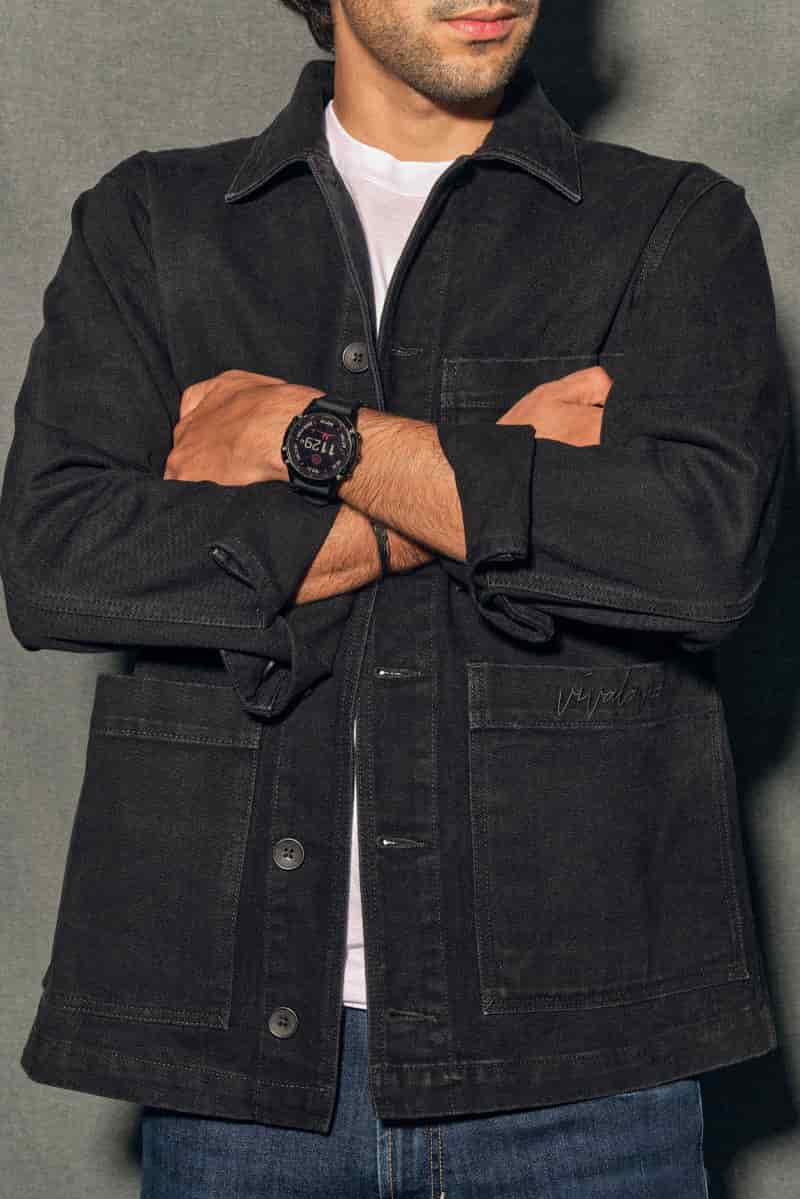 CHAQUETA BLACK DENIM - miniatura 1