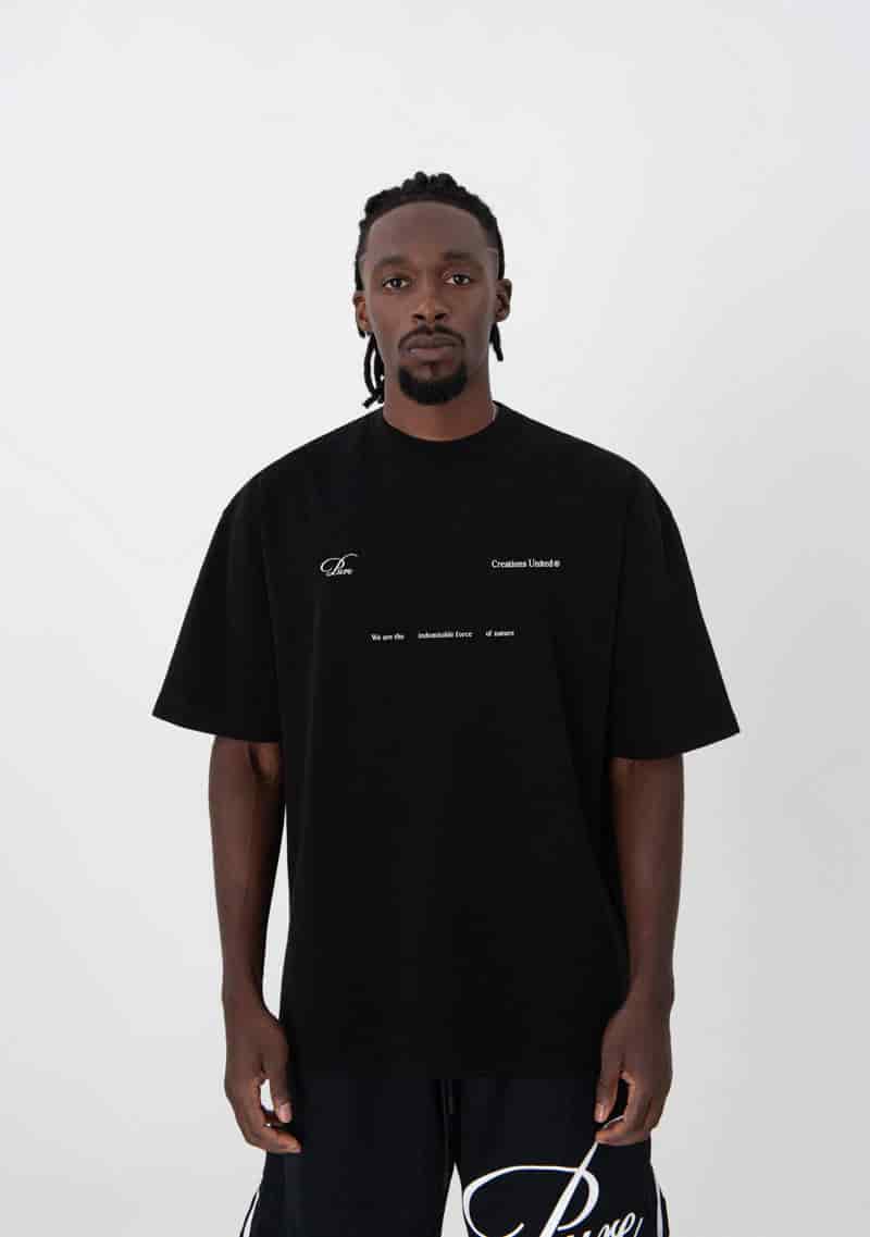 Uncontrolled black t-shirt - miniatura 3