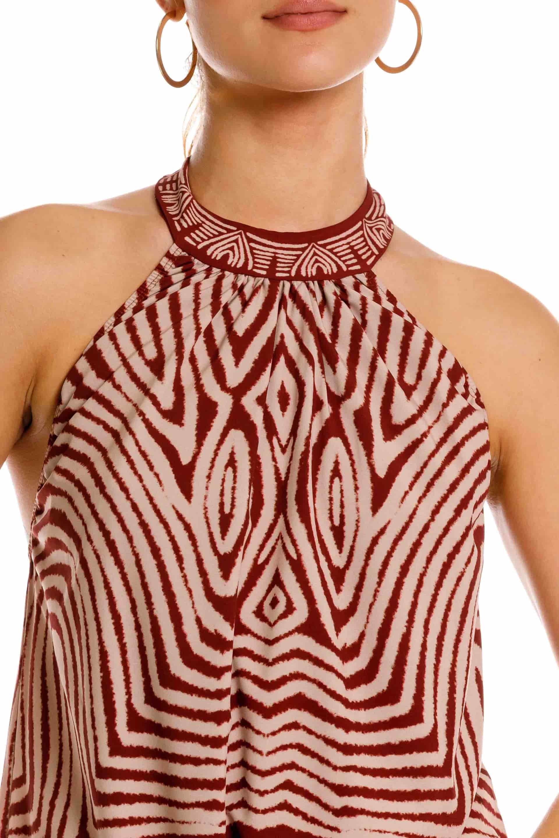 Vestido Largo Aries Nairobi Marron - miniatura 3