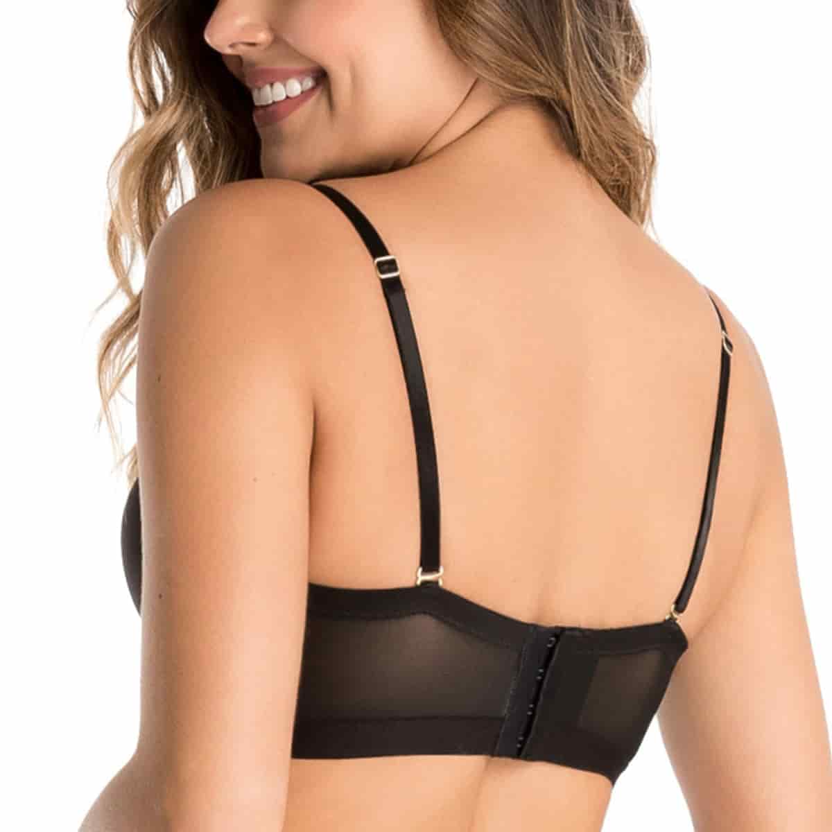 BRASIER STRAPLESS CON POWERNET EN ESPALDA - miniatura 3